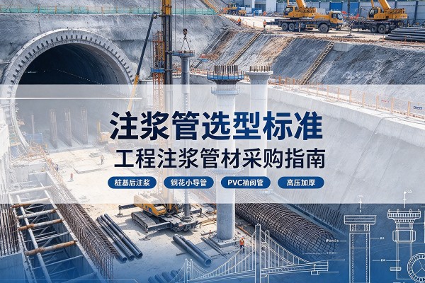 松江区注浆管选型标准